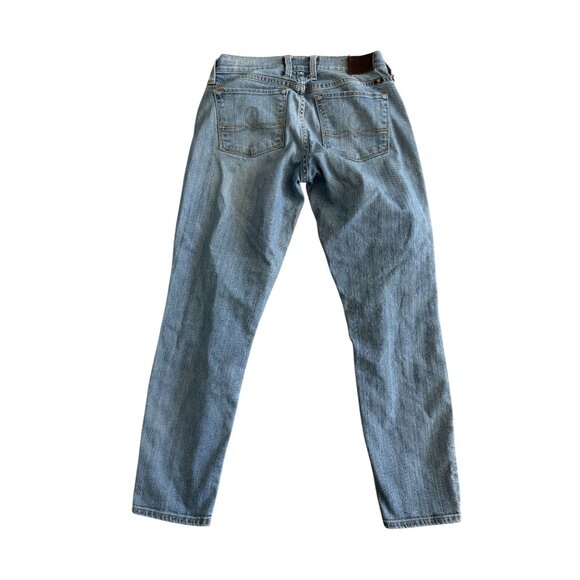 LUCKY BRAND Light Wash Distressed Sofia Crop Jeans Size 2 / 26 - Picture 5 of 8